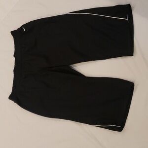 Vtg Nike- the athlectic dept Black Cropped Track Pants Size: L (12-14)
